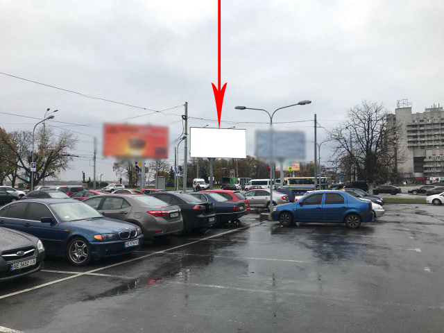 Щит 6x3,  t203B,вул. Січеславська Набережна, 31 А, біля магазину КОМФІ, на світлофорі (РОЗМІР РЕКЛАМНОЇ ПЛОЩІНИ 6,2х3,15)