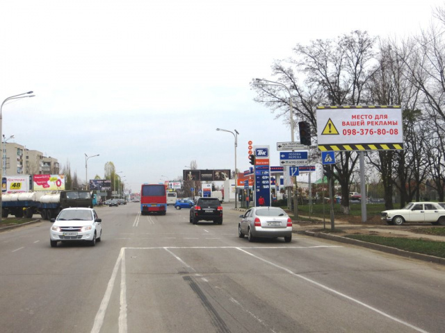 Щит 6x3,  Пв03А,вул. Дніпровська - вул.Полтавська, біля світлофора