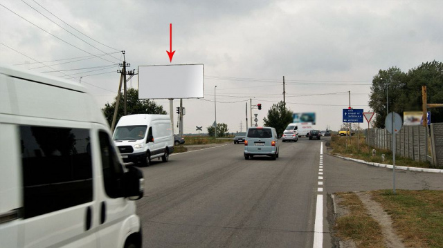 Щит 6x3,  s144Б,вул. Яснополянская (АЗС ЮКОН, на аеропорт), біля світлофора