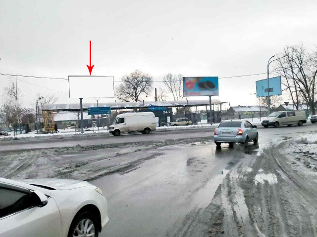 Щит 6x3,  Пв04А,вул. Дніпровська - вул.Полтавська, біля світлофора