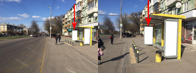 Зупинка 2.01x1,  Zdp028A2,Олександра Поля просп., біля буд. 115, після вул.Л.Стромцова