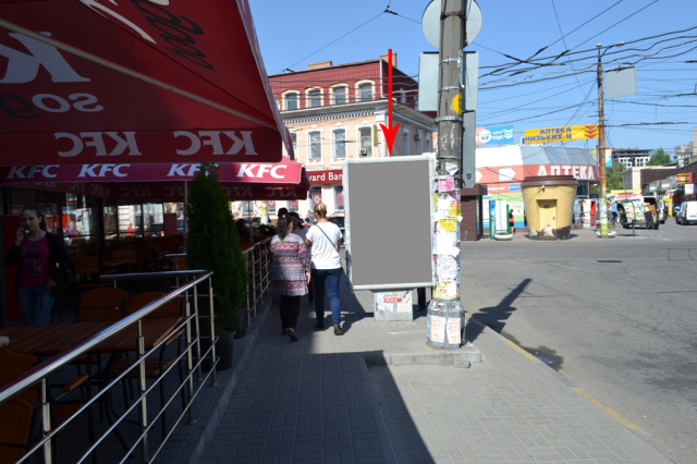 Сітілайт 1.2x1.8,  C05Б,вул. Московська - вул. Глінки