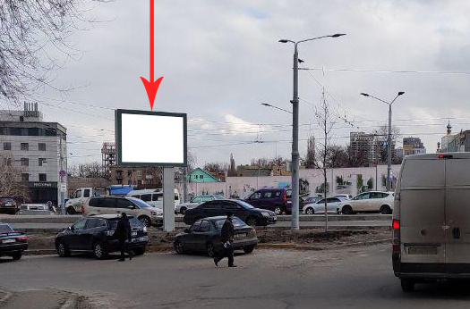 Беклайт 3.14x2.32,  t052B,вул. Курчатова в районі автовокзалу
