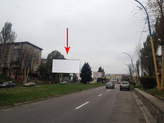 Щит 6x3,  дз71А2,просп. Свободи, 99, рух до залізничного вокзалу