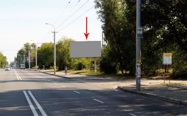 Щит 6x3,  s112А,вул. Калинова, 33. Напрям в центр, між вул. Логаша та вул. Запорізька
