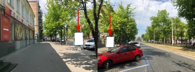 Сітілайт 1.2x1.8,  t188В,просп. Дмитра Яворницького, 109, напрямок до вул.Шмідта