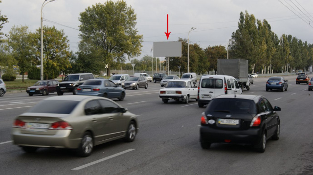 Щит 6x3,  108Б,вул. Запорізьке Шосе, 63 (під'їзд до магазину МЕТРО)