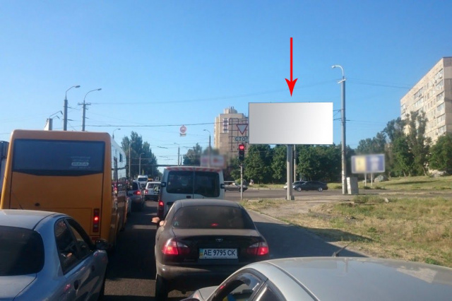 Щит 6x3,  s108А,вул. Янтарна - вул. Калинова, біля світлофора