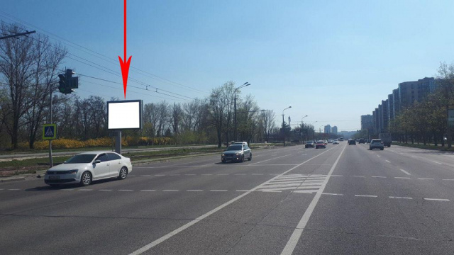 Беклайт 3.14x2.32,  079B,вул. Набережна Перемоги, в районі буд. 29 А, на світлофорі