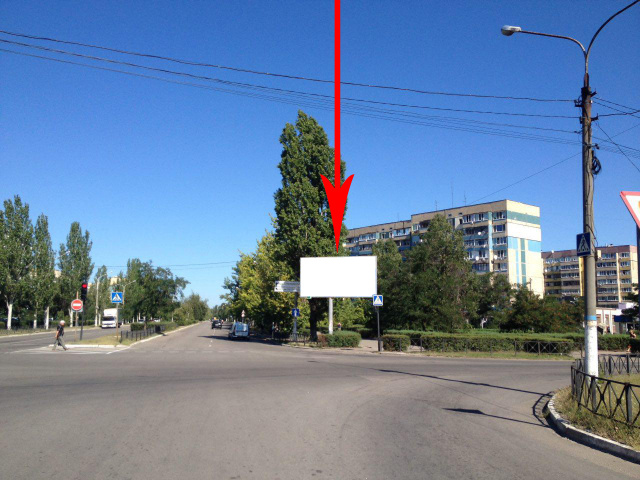 Щит 6x3,  дз19А,просп. Перемоги - просп. Героїв АТО(2), напрямок руху до АТБ, біля світлофора