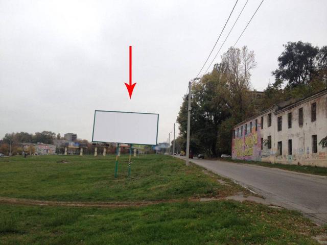 Щит 6x3,  дз87А,просп. Аношкіна, район магазину "Будинок Меблів", з'їзд з нового мосту в напрямку до центру
