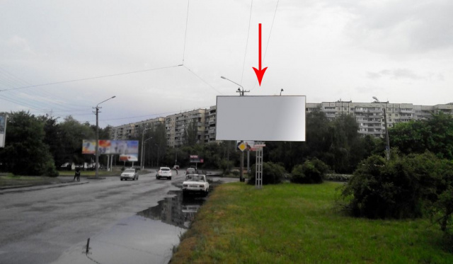 Щит 6x3,  s128А,вул. Набережна Перемоги, 128 - бул. Слави, кінотеатр Салют