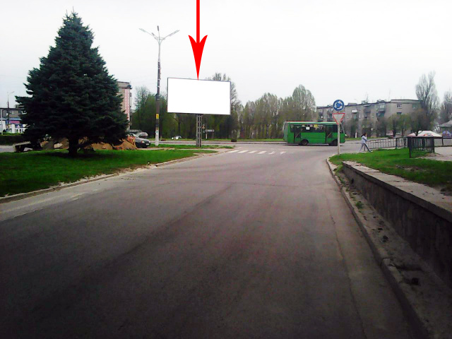 Щит 6x3,  дз03А1,просп. Свободи - просп. Ювілейний, напрямок від залізничного вокзалу