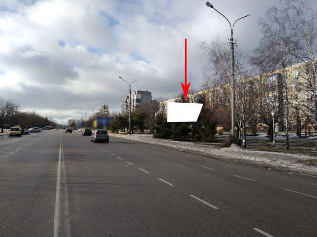 Щит 6x3,  Нп15А,вул.Першотравнева, навпроти буд.№5, напрямок руху до цетральної частини міста, навпроти ТЦ 33 квадратних метри