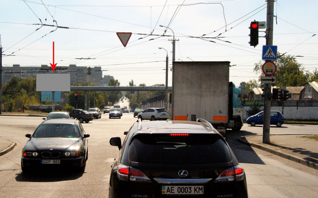 Щит 6x3,  s108Б,вул. Янтарна - вул. Калинова, біля світлофора