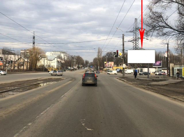 Щит 6x3,  s157A,просп. Богдана Хмельницького - вул. Шинна, на світлофорі
