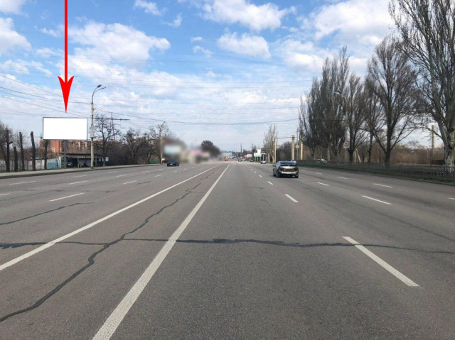 Щит 6x3,  037B,вул. Запорізьке шосе, в районі буд. №38,  рух в напрямку ТРЦ ДАФІ