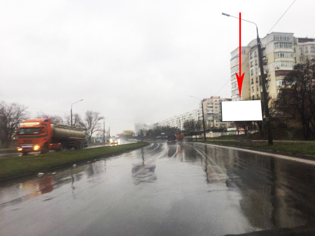 Щит 6x3,  Zp024A,Прибережна автомагістраль - Глісерна вул.