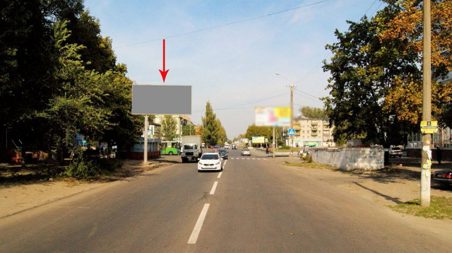 Щит 6x3,  s118Б,просп. П. Калнишевського (Косіора), 36, поруч з перетином з вул.Калинова (біля ключника)