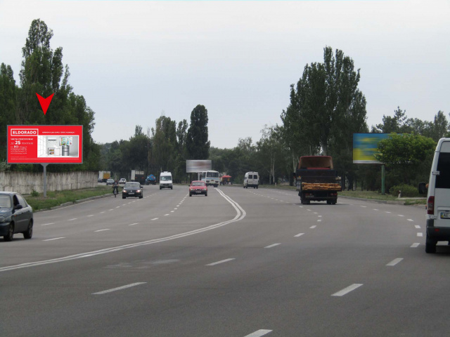 Щит 6x3,  m032B,вул. Маршала Малиновського, Мерефо-Херсонський міст, база Металопрокату