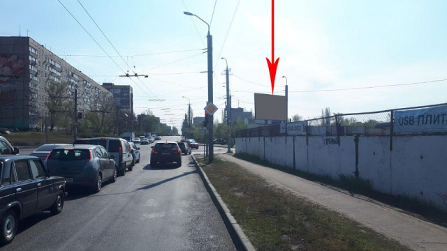 Щит 6x3,  066A2,вул. Калинова - вул. Янтарна, на світлофорі