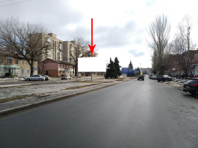 Щит 6x3,  Нп21А1,просп.Електрометалургів, навпроти буд. №9, напрямок руху в центр (РОЗМІР МАТЕРІАЛУ ДЛЯ РОЗМІЩЕННЯ 5,9х2,85)
