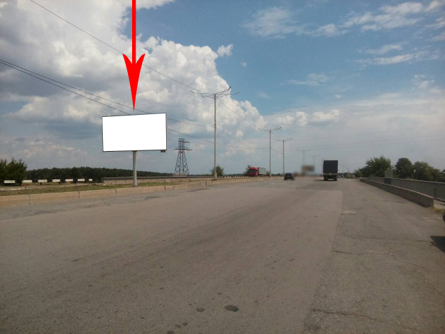 Щит 6x3,  дз59А1,мостовий перехід через р. Дніпро (на розділовій смузі)(9) на правий берег