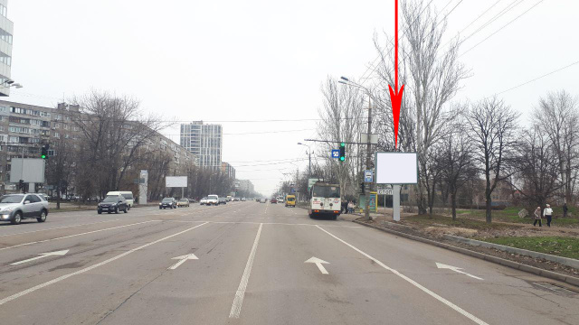 Беклайт 3.14x2.32,  t209A,вул. Набережна Перемоги, навпроти буд. № 82 Б, перед світлофором