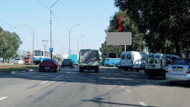 Щит 6x3,  s198А,вул. Донецьке шосе - вул.Вишнева, в напрямку жм Лівобережного 3