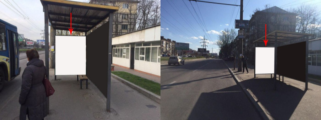Зупинка 2.1x1,  Zdp060A1,просп. Олександра Поля, біля буд. 78