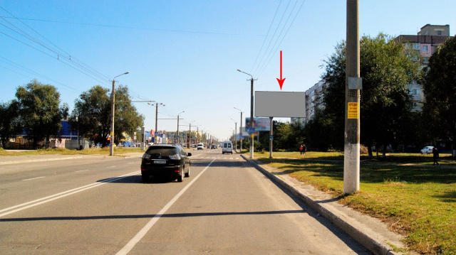 Щит 6x3,  s091А,пров. Фестивальний, навпроти буд. 22, навпроти ТЦ "Караван"
