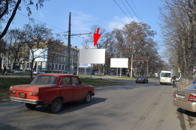 Щит 6x3,  s077А,просп. Пушкіна, 26 - вул. Громова (у бік автовокзалу)