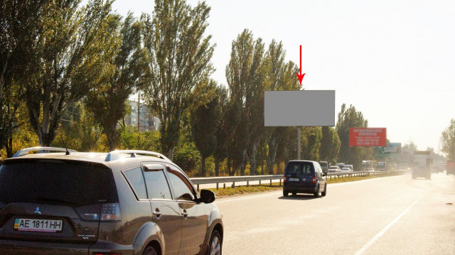 Щит 6x3,  s090А,вул. Донецьке шосе, в кінці роздільника (Агросоюз). В'їзд в місто, ТРК "Караван", ринок