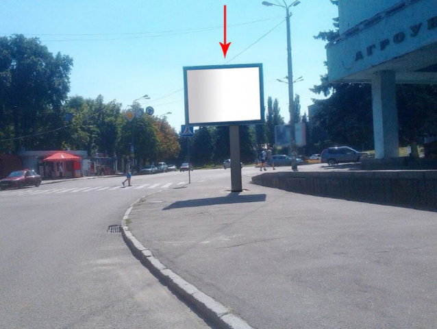 Беклайт 3.14x2.32,  s040А,вул. В. Вернадського (Дзержинського), 37Б, напрям руху до Нагорного ринку