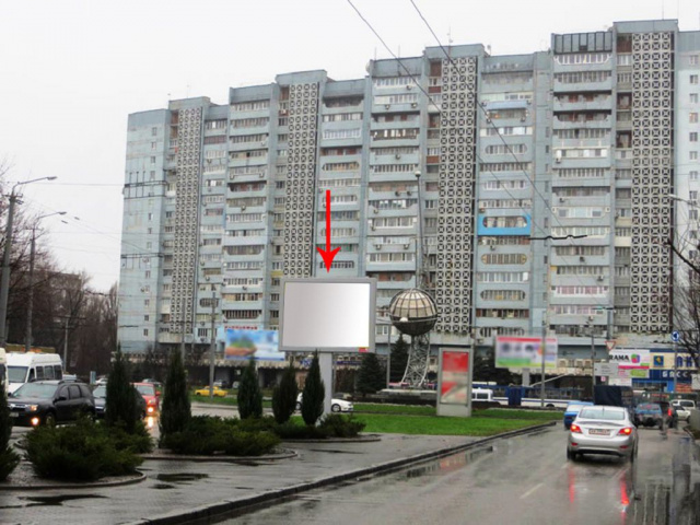 Скролл 3.14x2.32,  020А2,просп. Гагаріна, 175 (на перетині з Запорізьким шосе, навпроти ресторану МАКДОНАЛДС), рух в бік ДАФІ