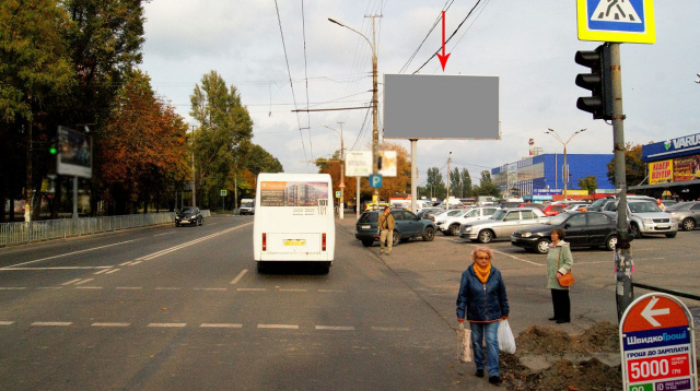 Призма 6x3,  s147А2,вул. Панікахи, 15, ТЦ ТЕРРА, біля світлофора (РОЗМІР РЕКЛАМНОЇ ПЛОЩИНИ 5,8х3)