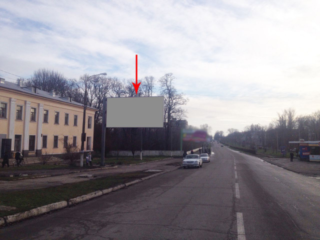 Щит 6x3,  дз27Б,просп. Конституції, в районі поліклініки, напрямок до соцміста