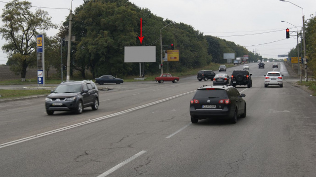 Щит 6x3,  s306Б,Запорізьке шосе - вул.Старокодакська, виїзд з міста, біля світлофора