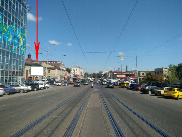 Беклайт 3.14x2.32,  t007B,вул. Шмідта, біля входу у ТРЦ "Приозерний"