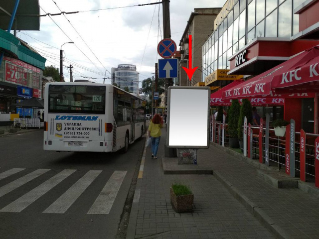 Сітілайт 1.2x1.8,  C05А,вул. Московська - вул. Глінки