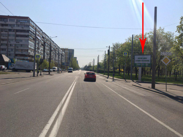 Беклайт 3.14x2.32,  t040A,вул. Маршала Малиновського навпроти буд. №6, біля ТРЦ ВАВІЛОН