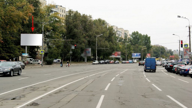Щит 6x3,  s139Б,просп. Героїв, 12 навпроти ТЦ "Кодак", біля світлофора