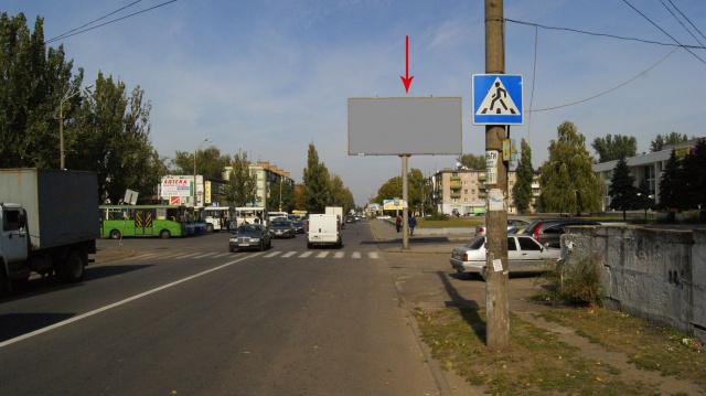 Щит 6x3,  s117А,просп. П. Калнишевського (Косіора) - вул. Гулі Корольової (тупик маршруток, АТБ)