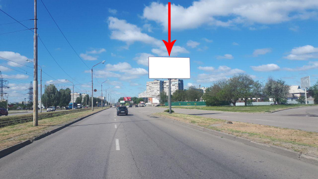 Щит 6x3,  s152A,Донецьке шосе - вул. Передова, на розділовій смузі