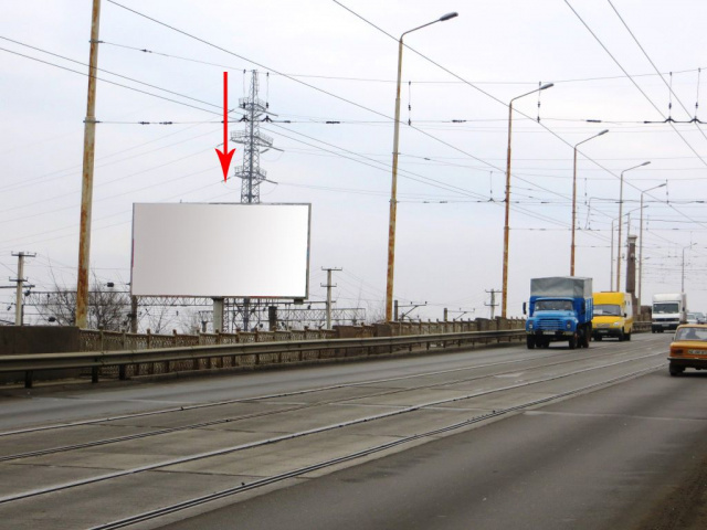 Щит 6x3,  006Б,в'їзд на Амурський міст з правого берега з центру