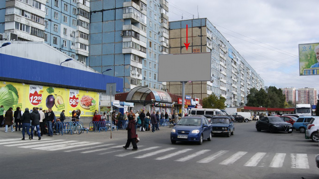 Щит 6x3,  027Б,вул. В. Діївська (Бр.Трофімових), 36 (ВАРУС, ринок)