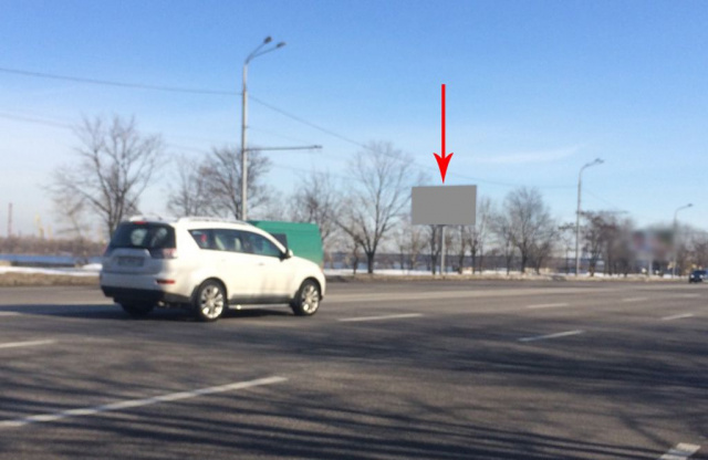Щит 6x3,  099Б,вул.Набережна Заводська - вул. Павлова до центру, річпорт
