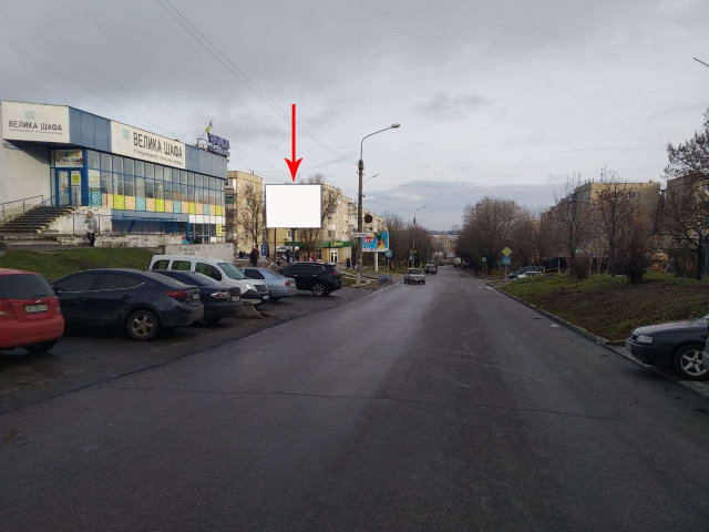 Щит 4x3,  Нп40B,на перехресті вул. В.Усова та вул. Шевченка