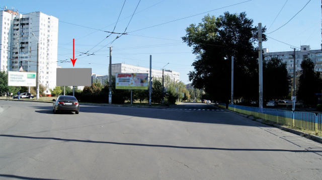 Щит 6x3,  s099А,вул. М. Міхновського (Щербини) - просп. Миру, до центру