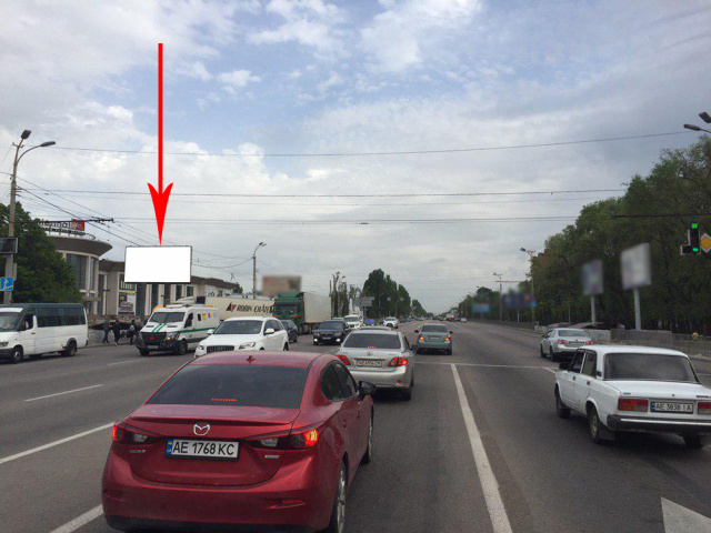 Щит 6.2x3.15,  t093B,Запорізьке шосе - вул. Космічна, на світлофорі